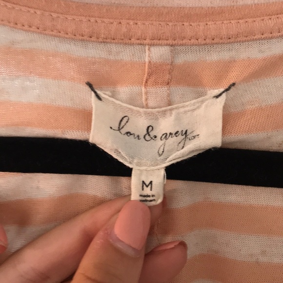 Lon & Grey Striped Tee Shirt - Picture 2 of 4